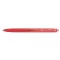 Golyóstoll, 0,22 mm, nyomógombos, PILOT "Super Grip G", piros