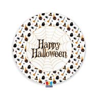 Tányér, papír, 22 cm, "Halloween"