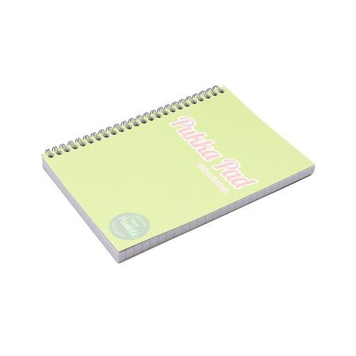 Spirálfüzet, A5, vonalas, 100 lap, PUKKA PAD "Pastel Jotta Pad", vegyes szín