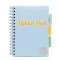 Spirálfüzet, A5, vonalas, 100 lap, PUKKA PAD "Pastel project book", vegyes szín