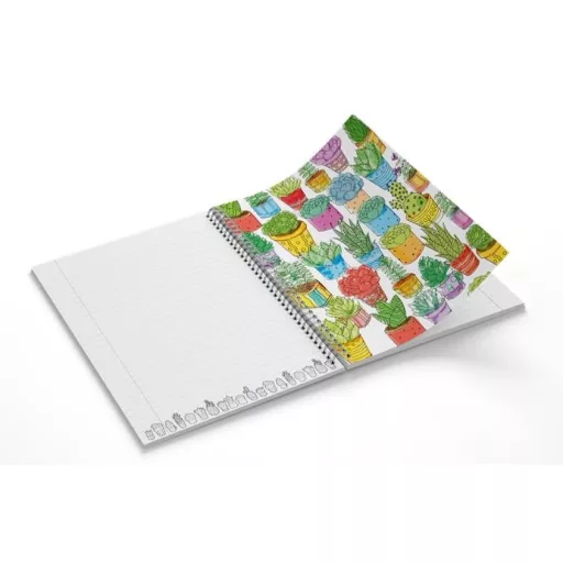 Spirálfüzet, B5, vonalas, színezővel, 100 lap, PUKKA PAD "Jotta Notebook", vegyes szín
