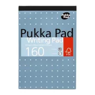   Jegyzetfüzet, A5, vonalas, 80 lap, PUKKA PAD "Metallic Writing Book", vegyes színek
