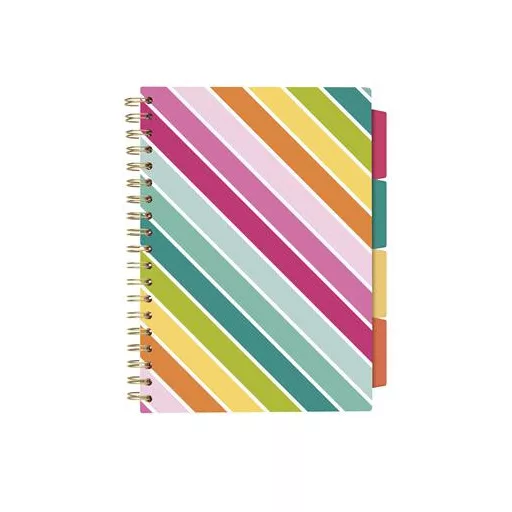 Spirálfüzet, B5, vonalas, 100 lap, PUKKA PAD "Colour Wash Project Book", vegyes minta