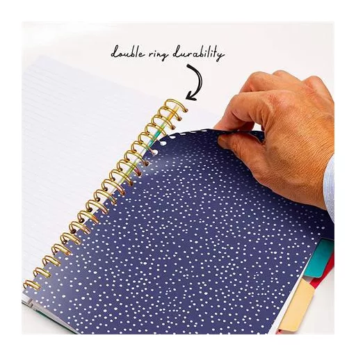 Spirálfüzet, B5, vonalas, 100 lap, PUKKA PAD "Floral Love Project Book", vegyes minta