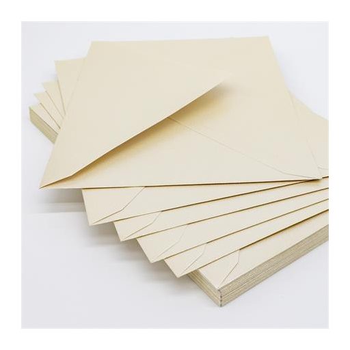 Boríték, C5, enyvezett, PUKKA PAD "Fresh White", elefántcsont fehér