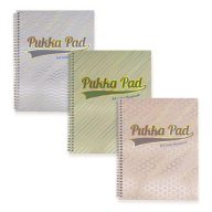   Spirálfüzet, A4+, vonalas, 100 lap, PUKKA PAD "Haze Jotta", vegyes szín