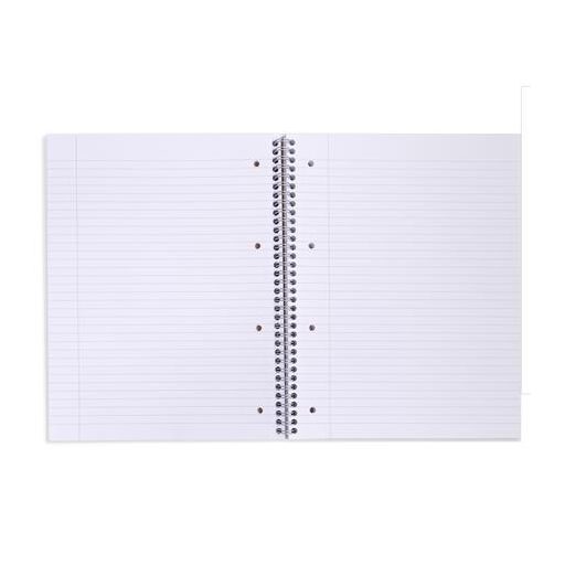 Spirálfüzet, A4+, vonalas, 100 lap, PUKKA PAD "Haze Jotta", vegyes szín