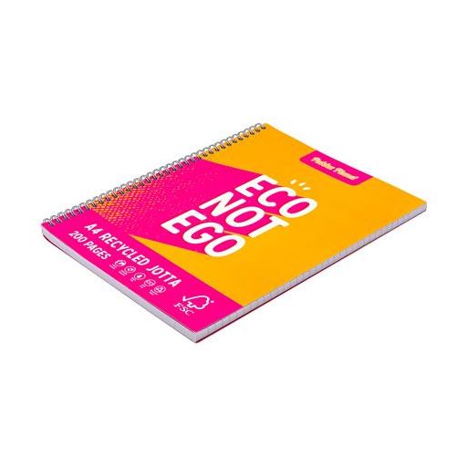 Spirálfüzet, A4+, vonalas, 100 lap, PUKKA PAD "Planet Jotta", vegyes szín