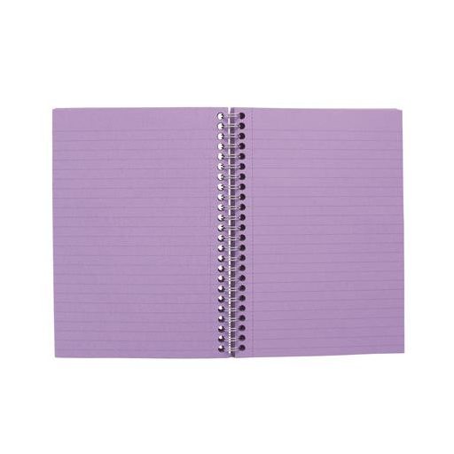 Spirálfüzet, A5, vonalas, 100 lap, PUKKA PAD "Irlen Jotta Lavender"
