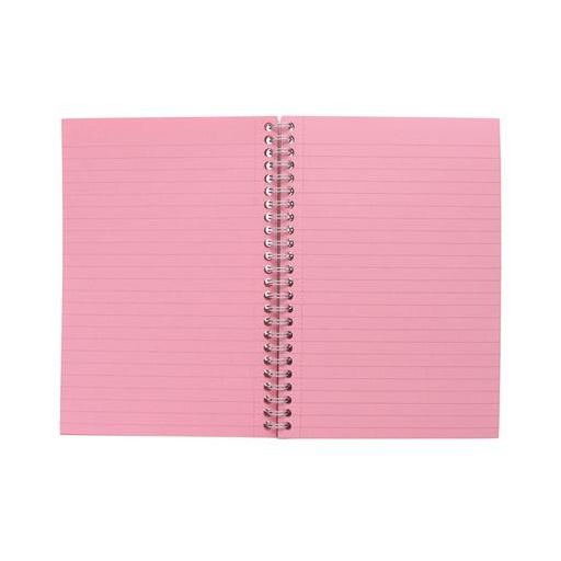 Spirálfüzet, A5, vonalas, 100 lap, PUKKA PAD "Irlen Jotta Rose"