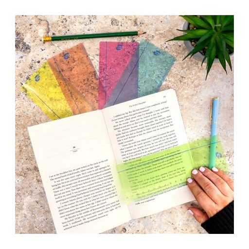 Vonalzó készlet, műanyag, 18 cm, PUKKA PAD "Irlen", 5 különböző szín