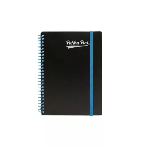 Spirálfüzet, A5, vonalas, 100 lap, PUKKA PAD, "Neon notepad"