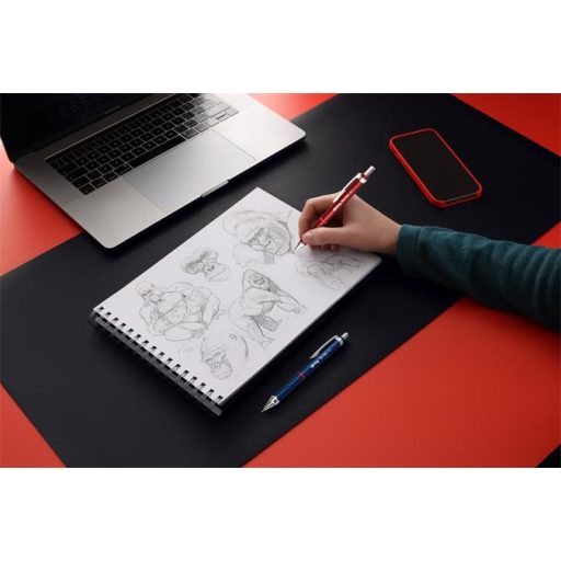 Nyomósirón, 0,5 mm, ROTRING "Tikky Retro", kék