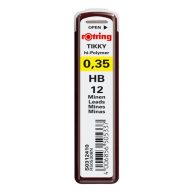 Grafitbél, HB, 0,35 mm, ROTRING