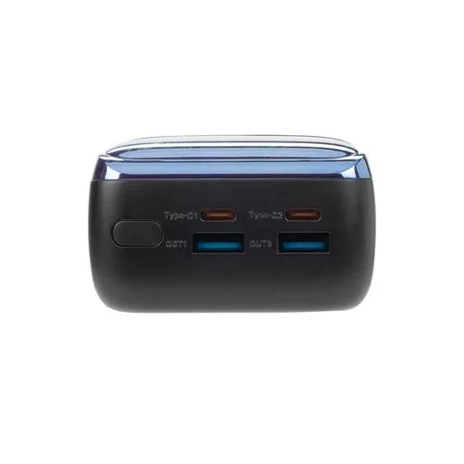 Hordozható akkumulátor, laptopokhoz, 30000mAh, QC/PD 65W, RIVACASE "VA1080"