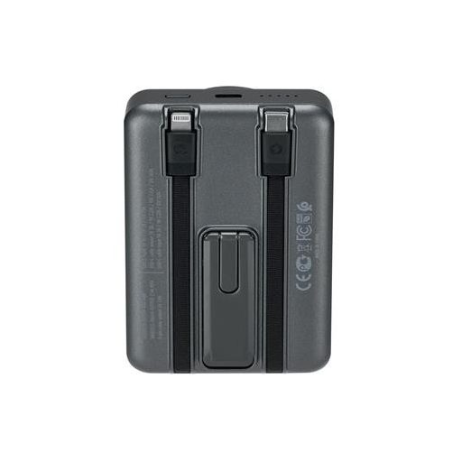 Hordozható akkumulátor, mágneses (vezeték nélküli), 10000mAh, RIVACASE "VA2608"