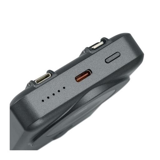 Hordozható akkumulátor, mágneses (vezeték nélküli), 10000mAh, RIVACASE "VA2608"