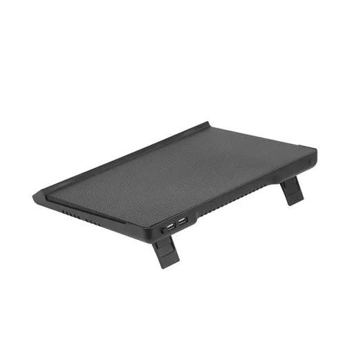 Notebook állvány, hűtőventilátorral, 17,3", RIVACASE "5556", fekete