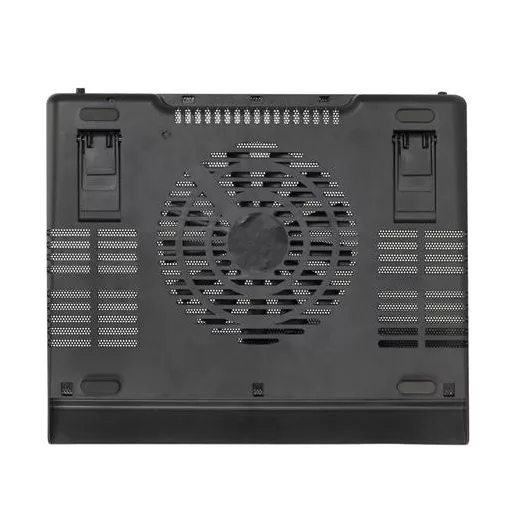 Notebook állvány, hűtőventilátorral, 17,3", RIVACASE "5556", fekete