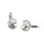 Fülbevaló, francia kapcsos, natúr fehér, SWAROVSKI® kristállyal, 12 mm, ART CRYSTELLA®
