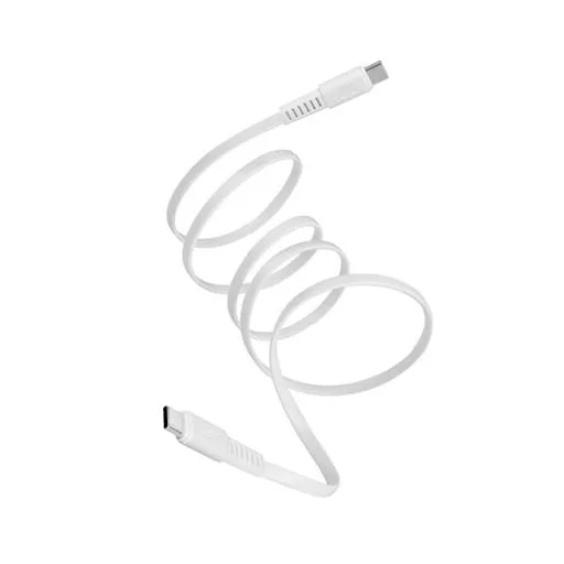 USB kábel, USB-C - USB-C, 1,2 m, RIVACASE "PS6005", fehér
