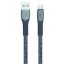 USB kábel, USB - USB-C, 1,2 m, RIVACASE "PS6102", szürke