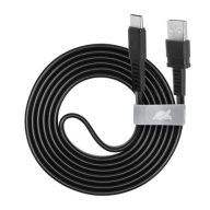   USB kábel, USB-USB-C, 1,2m, RIVACASE "PS6002", fekete