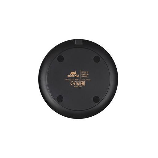 Vezeték nélküli töltő, Qi szabvány, 15W, RIVACASE "VA4908", fekete