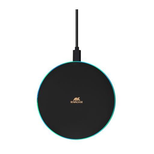 Vezeték nélküli töltő, Qi szabvány, 15W, RIVACASE "VA4908", fekete