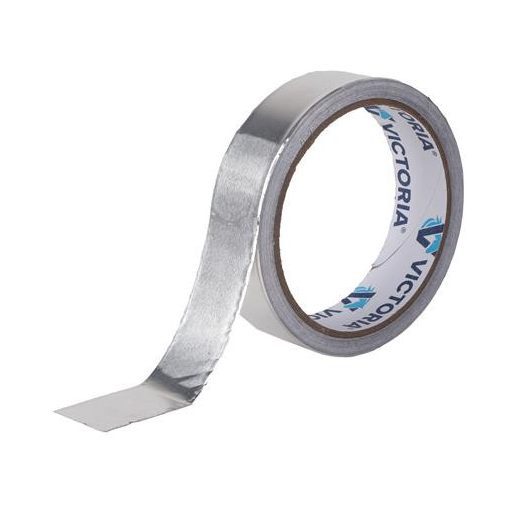 Alumíniumfólia szalag, 25 mm x 10 m, VICTORIA FACILITY