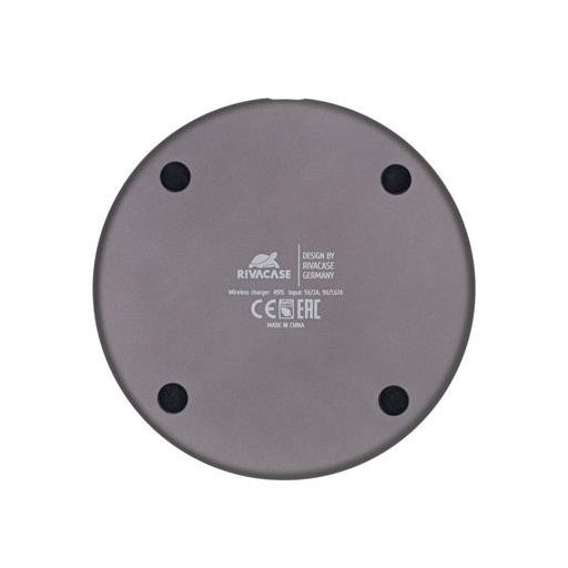 Vezeték nélküli töltő, Qi szabvány, 10W, szövet borítás, RIVACASE "VA4915", kék