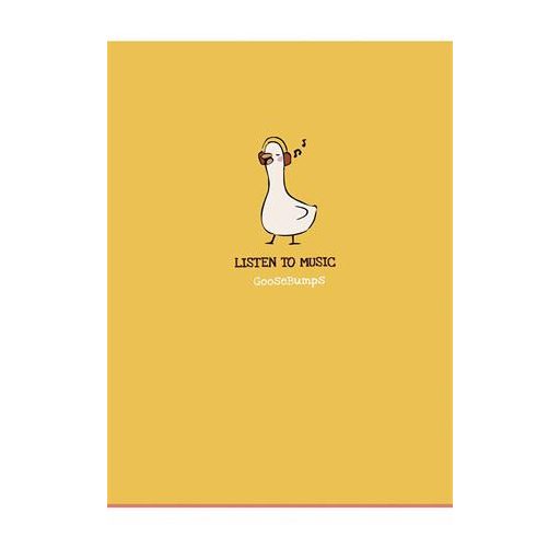 Füzet, tűzött, A4, vonalas, 40 lap, SHKOLYARYK, "Bee different", vegyes