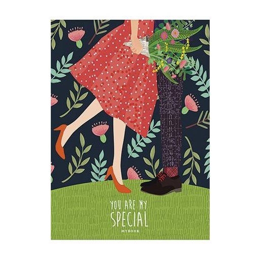 Füzet, tűzött, A5, vonalas és sima, 2x40 lap, SHKOLYARYK "Twin Book Special"