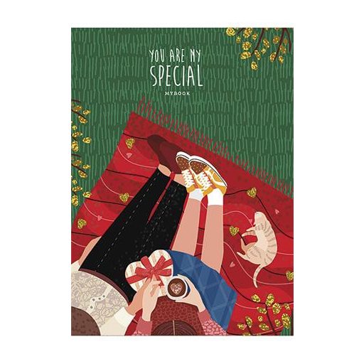 Füzet, tűzött, A5, vonalas és sima, 2x40 lap, SHKOLYARYK "Twin Book Special"