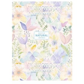   Füzet, tűzött, A5, kockás, 48 lap, SHKOLYARYK "Natural", vegyes