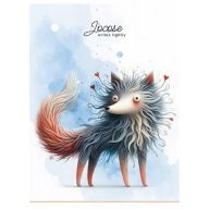   Füzet, tűzött, A5, vonalas, 48 lap, SHKOLYARYK "Writes lightly", vegyes