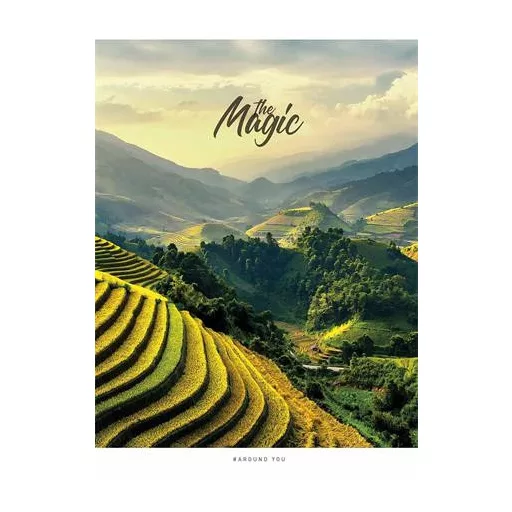 Füzet, tűzött, A5, vonalas, 48 lap, SHKOLYARYK "The Magic", vegyes