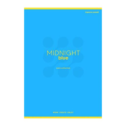 Füzet, tűzött, A4, kockás, 60 lap, SHKOLYARYK "Neon", vegyes