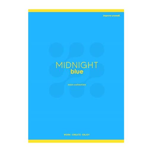 Füzet, tűzött, A5, kockás, 60 lap, SHKOLYARYK "Neon", vegyes