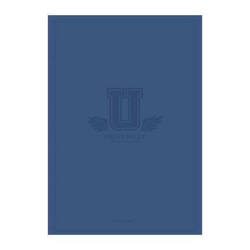 Füzet, tűzött, A4, kockás, 60 lap, SHKOLYARYK "University International", vegyes