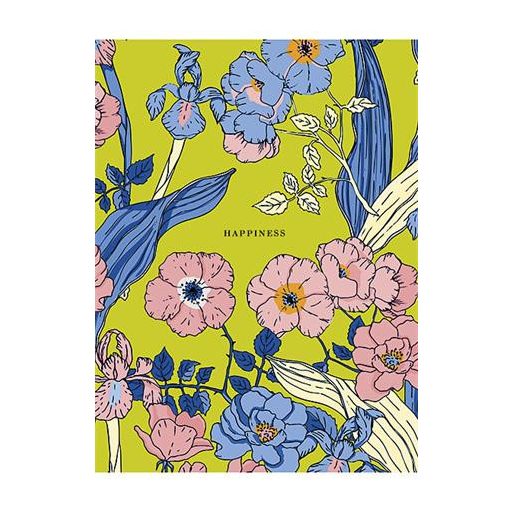 Füzet, tűzött, A5, vonalas, 80 lap, SHKOLYARYK "Happiness", vegyes