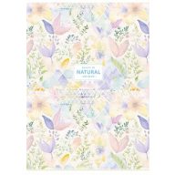   Füzet, tűzött, A4, kockás, 80 lap, SHKOLYARYK "Natural", vegyes