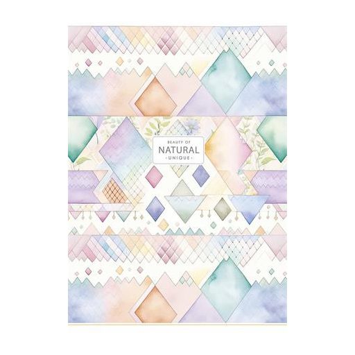 Füzet, tűzött, A4, kockás, 80 lap, SHKOLYARYK "Natural", vegyes