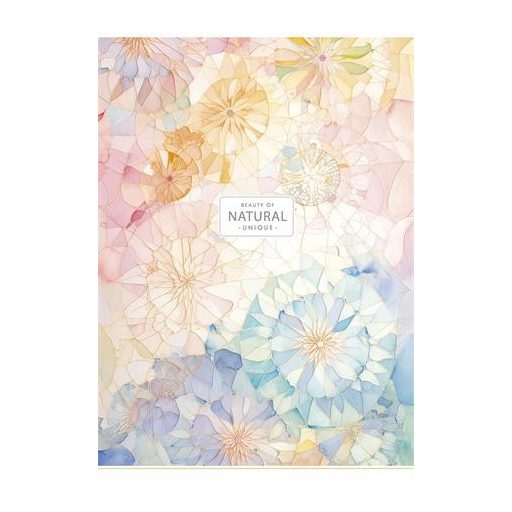 Füzet, tűzött, A4, vonalas, 80 lap, SHKOLYARYK "Natural", vegyes