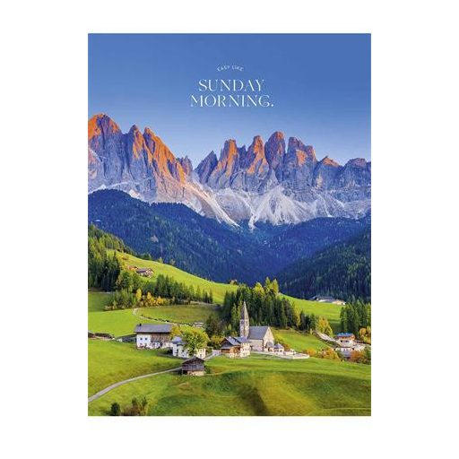 Füzet, tűzött, A4, vonalas, 80 lap, SHKOLYARYK "Sunday Morning", vegyes