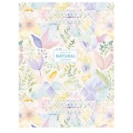   Füzet, tűzött, A5, vonalas, 80 lap, SHKOLYARYK "Natural", vegyes