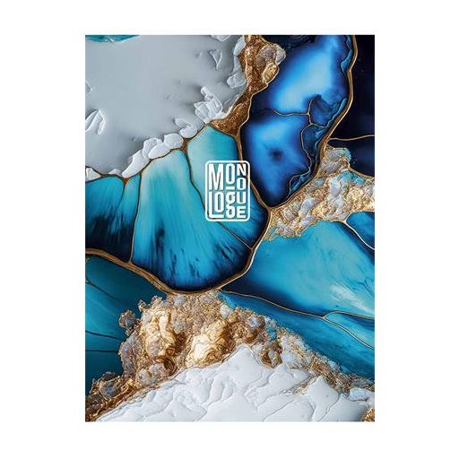 Füzet, tűzött, A5, kockás, 80 lap, SHKOLYARYK "Monologue", vegyes