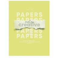   Füzet, tűzött, A4, kockás, 80 lap, SHKOLYARYK "Notes Creative", vegyes