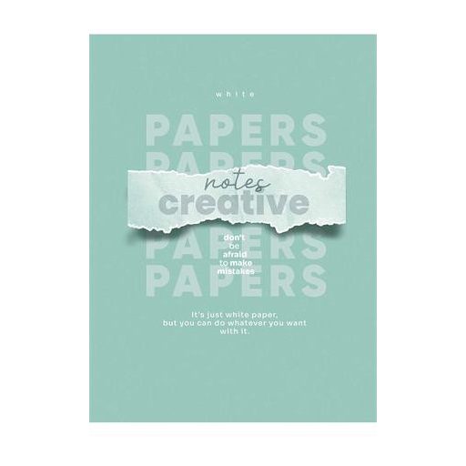 Füzet, tűzött, A4, vonalas, 80 lap, SHKOLYARYK "Notes Creative", vegyes