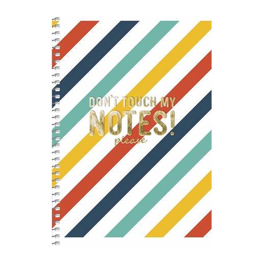 Spirálfüzet, A5, kockás, 80 lap, SHKOLYARYK, színes minták, vegyes